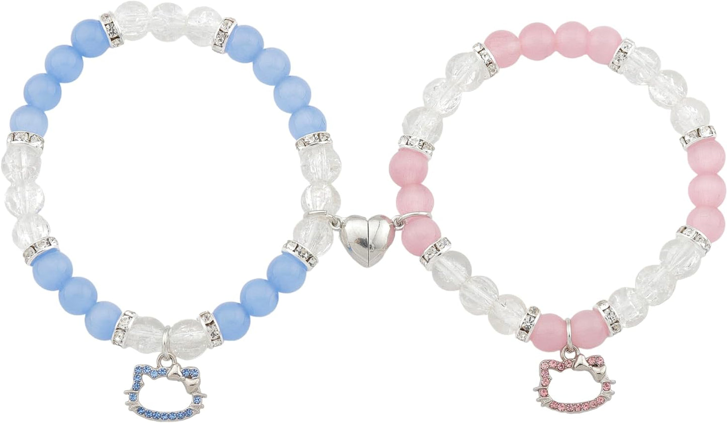 Hello Kitty Magnetic Beaded Friendship Bracelets