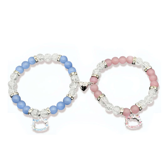 Hello Kitty Magnetic Beaded Friendship Bracelets