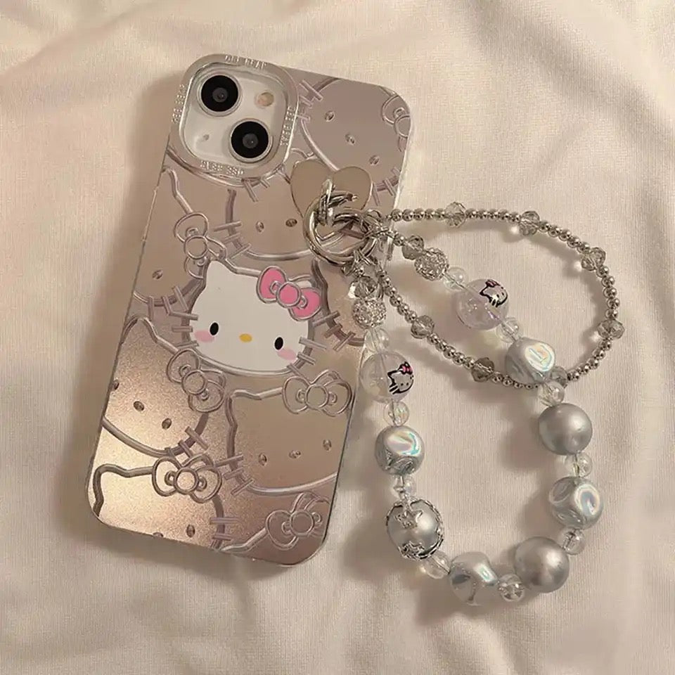 Hello Kitty Metallic Design iPhone Case