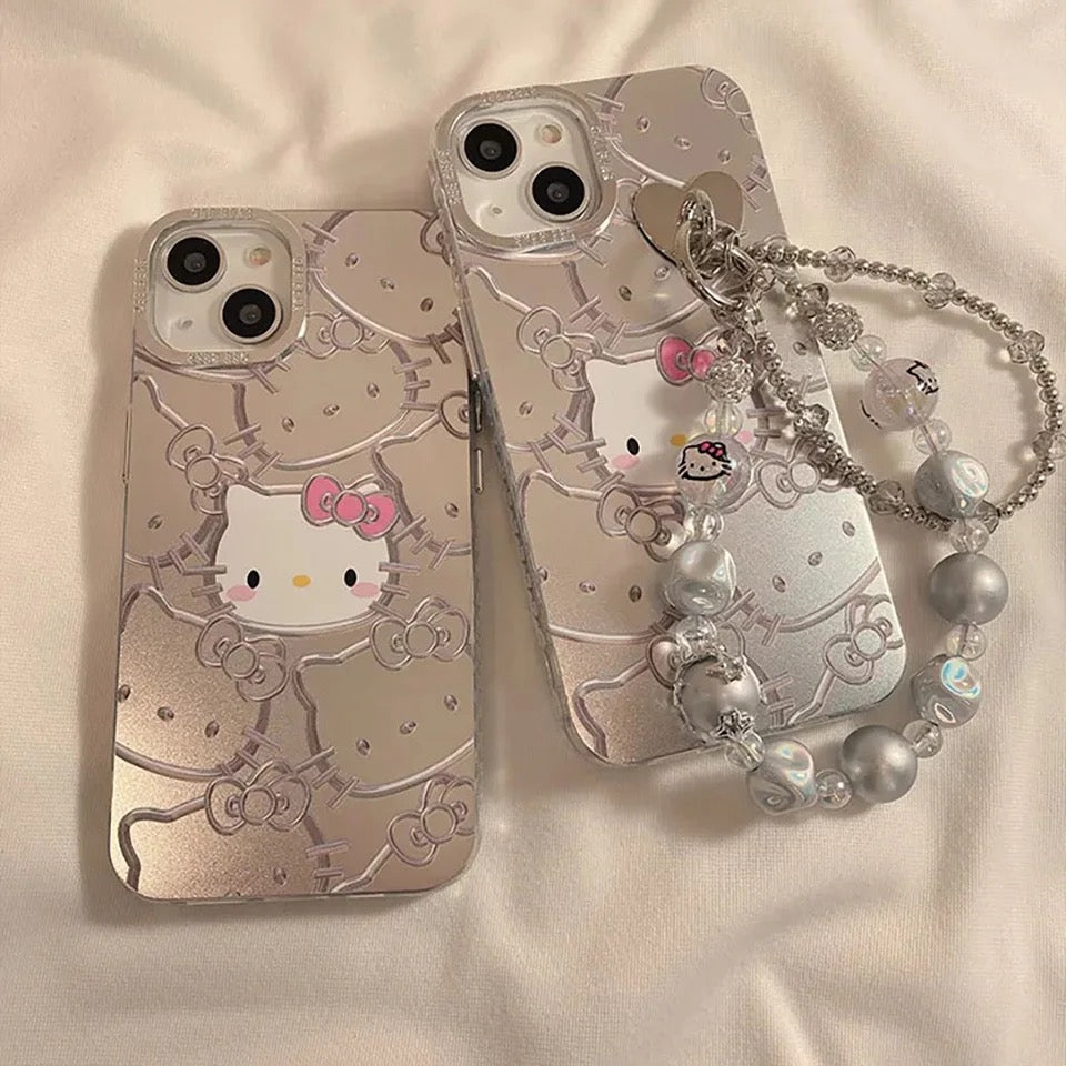 Hello Kitty Metallic Design iPhone Case