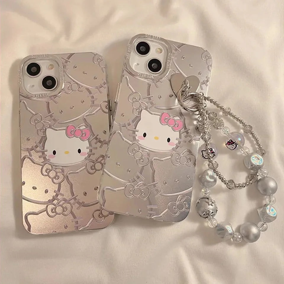 Hello Kitty Metallic Design iPhone Case