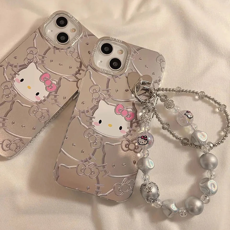 Hello Kitty Metallic Design iPhone Case