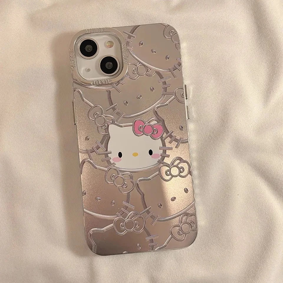 Hello Kitty Metallic Design iPhone Case