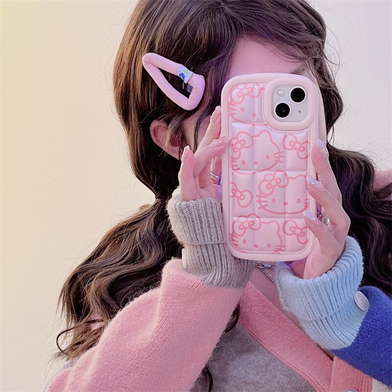 Hello Kitty Puffer iPhone Case