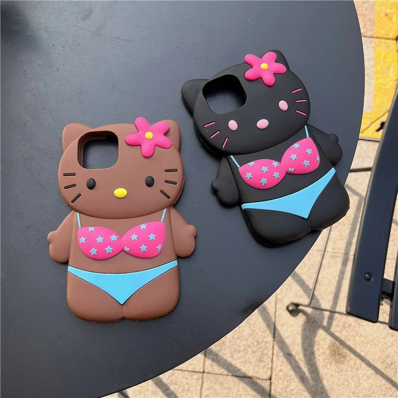 Hello Kitty Wearing Bikini iPhone Case