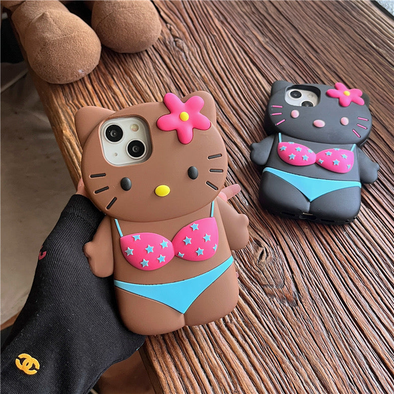 Hello Kitty Wearing Bikini iPhone Case