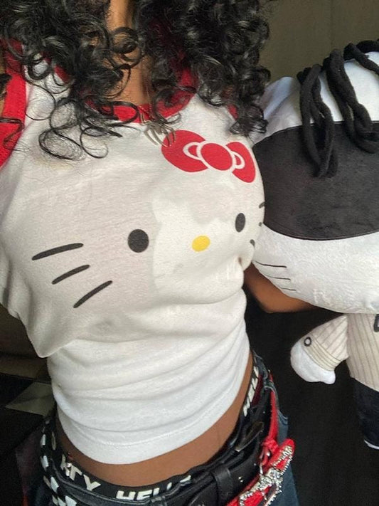 Hello Kitty White Cami Top