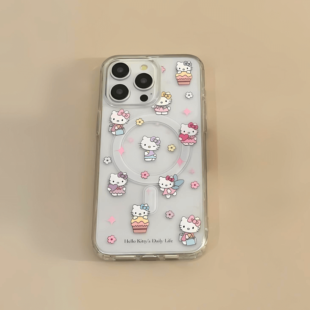 'Hello Kitty's Daily Life' Magsafe iPhone Case