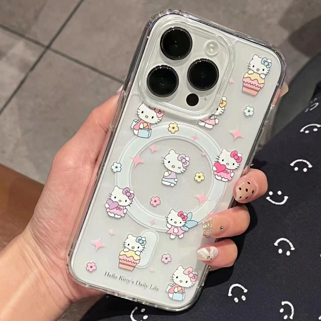 'Hello Kitty's Daily Life' Magsafe iPhone Case