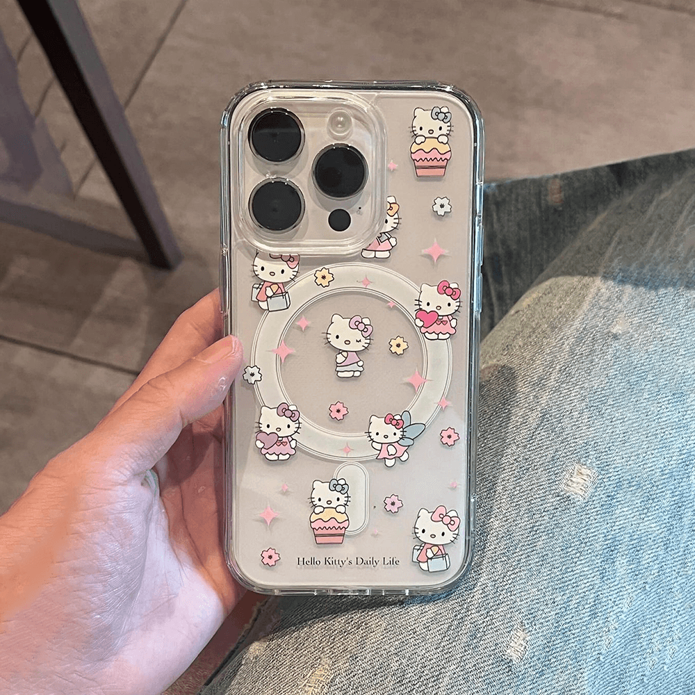 'Hello Kitty's Daily Life' Magsafe iPhone Case