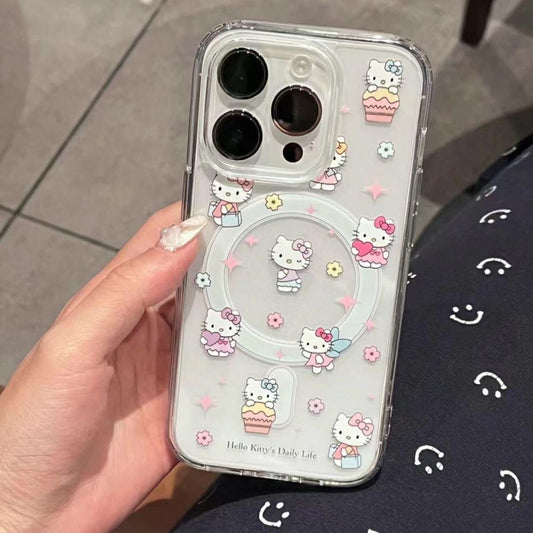 'Hello Kitty's Daily Life' Magsafe iPhone Case