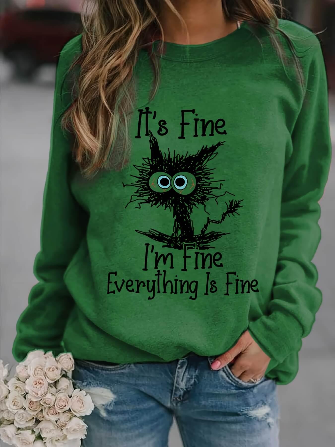 It's Fine I'm Fine Sweatshirt