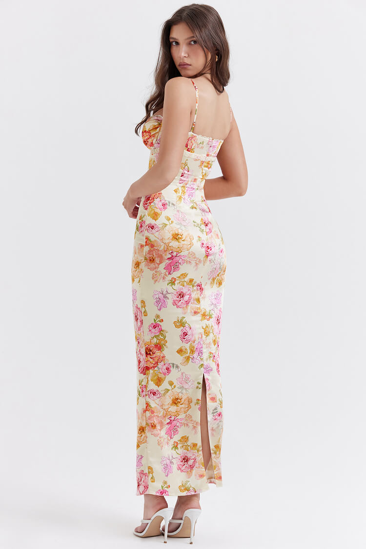 Josefina Ivory Floral Maxi Dress (PRE-ORDER)