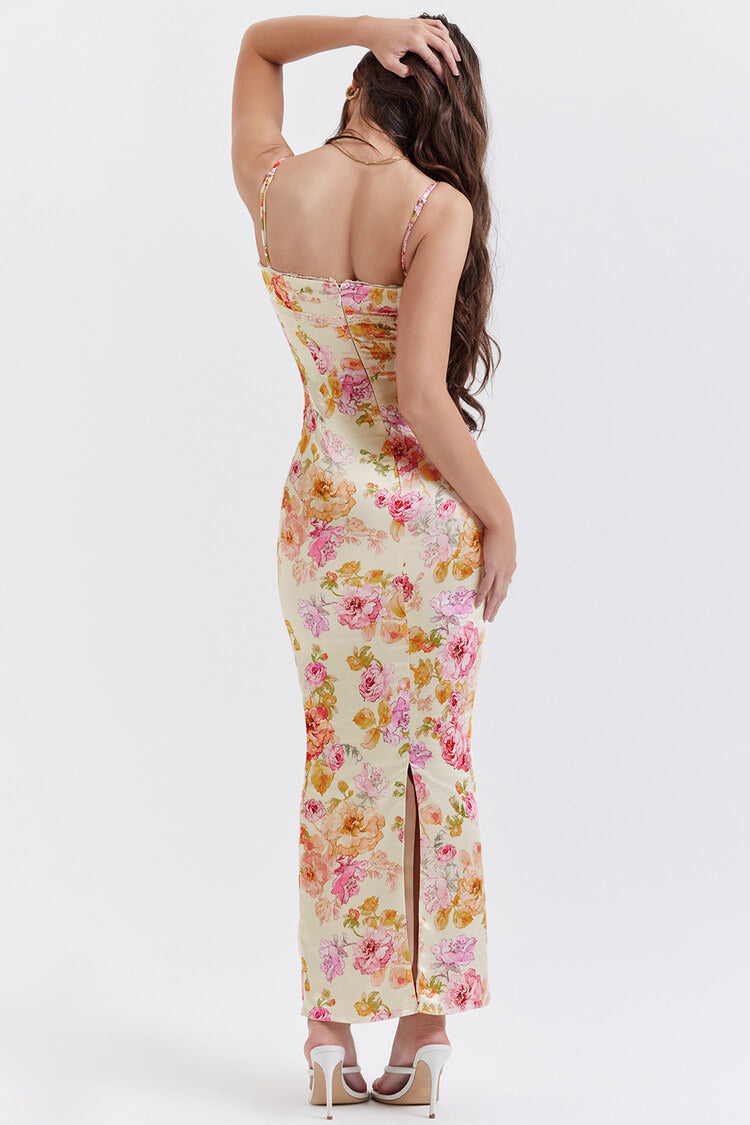 Josefina Ivory Floral Maxi Dress (PRE-ORDER)