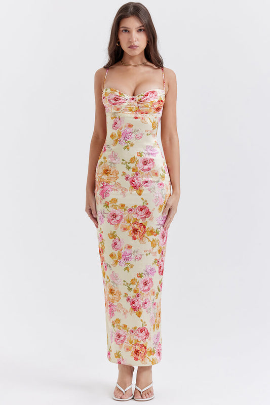 Josefina Ivory Floral Maxi Dress (PRE-ORDER)