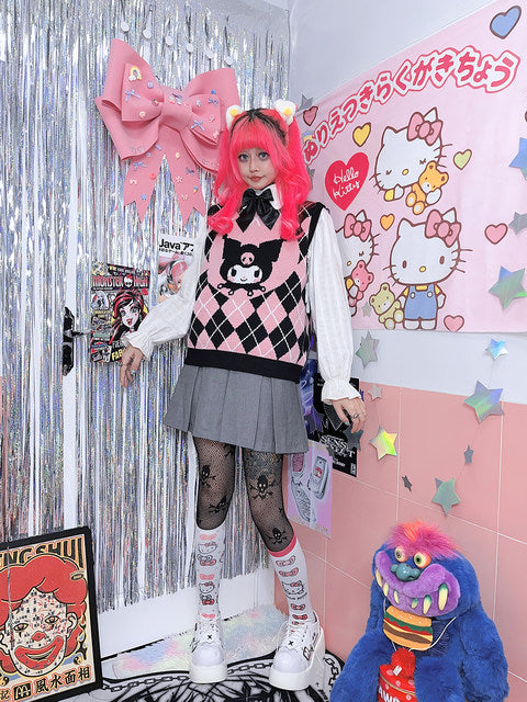 Kuromi Sleeveless Sweater