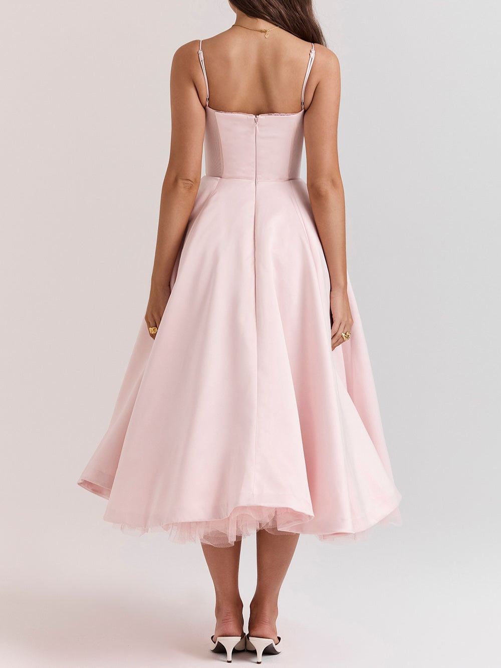 Mademoiselle Ballerina Pink Midi Dress