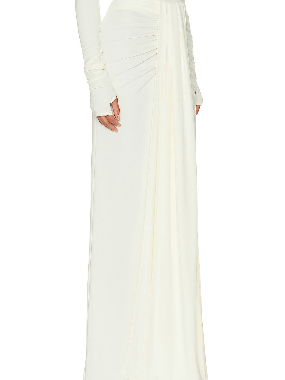 Matte Jersey Maxi Dress