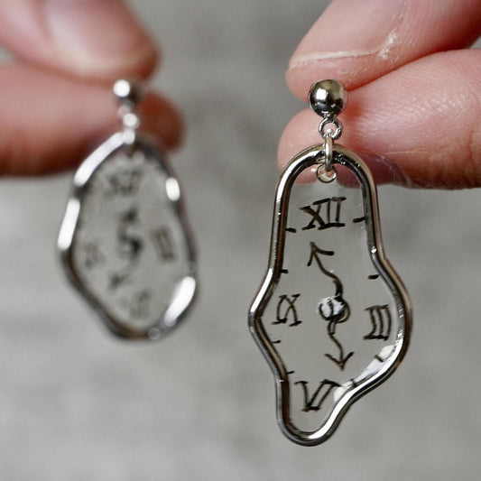 Melting Dali Clock Earrings