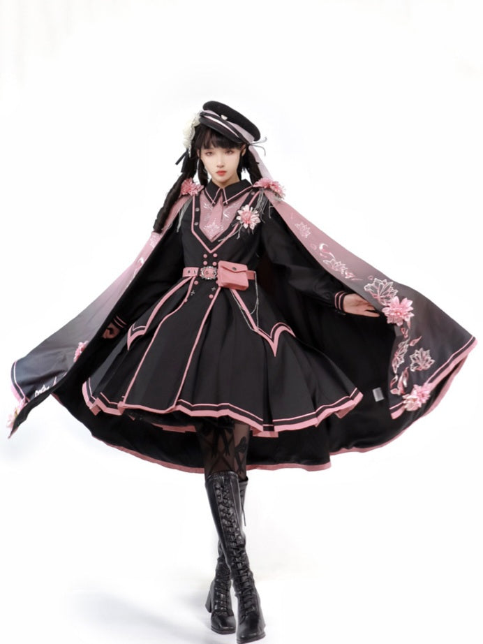 Military Lolita Dress & Cape