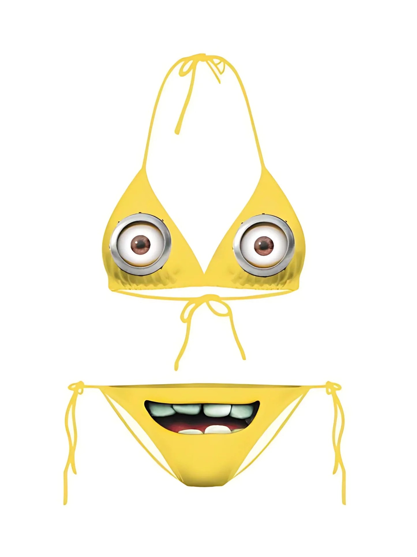 Minion Face Bikini Set