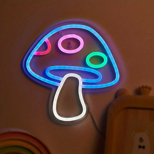 Mushroom Neon Sign Light