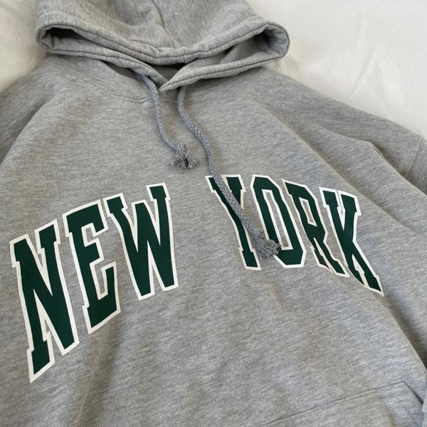 New York Grey Hoodie