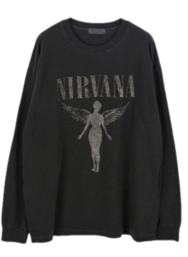 Nirvana Angel Faded Sweatshirt