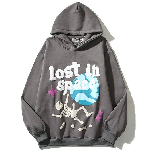 Oversized Y2K Graffiti Hoodie