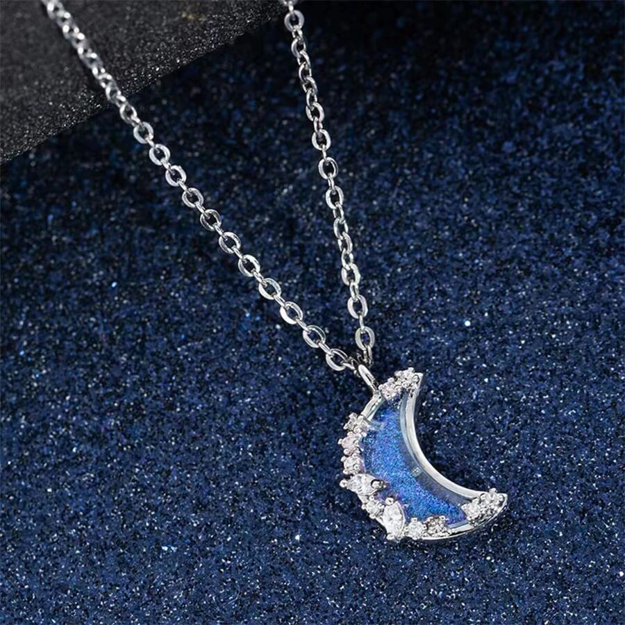 Pastal Magic Silver Necklace