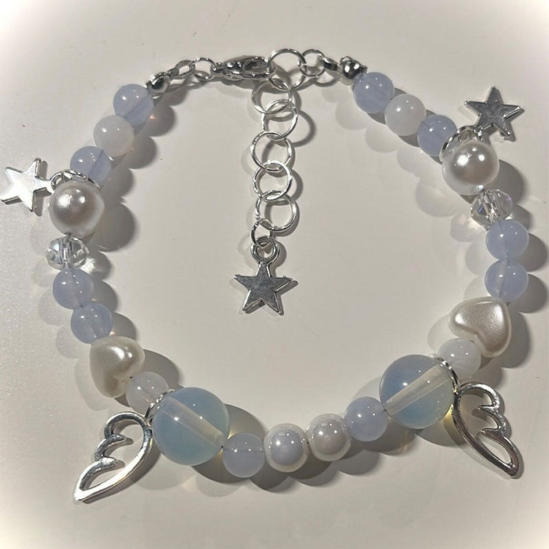 Pearly Angel Wings Star Bracelets