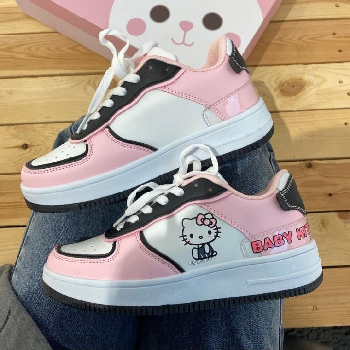 Pink 'Baby Kitty' Sneakers