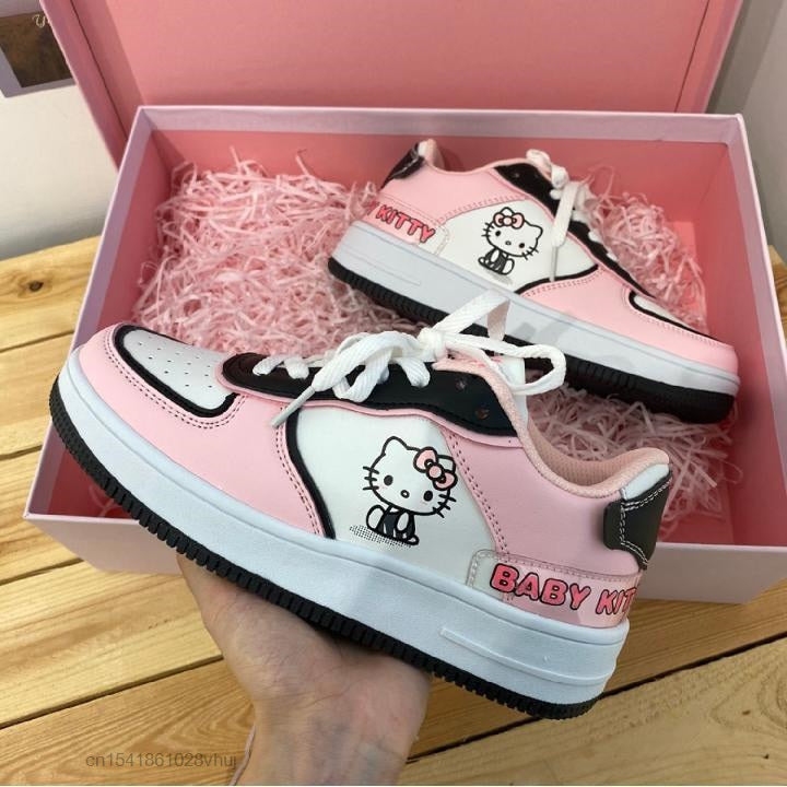 Pink 'Baby Kitty' Sneakers