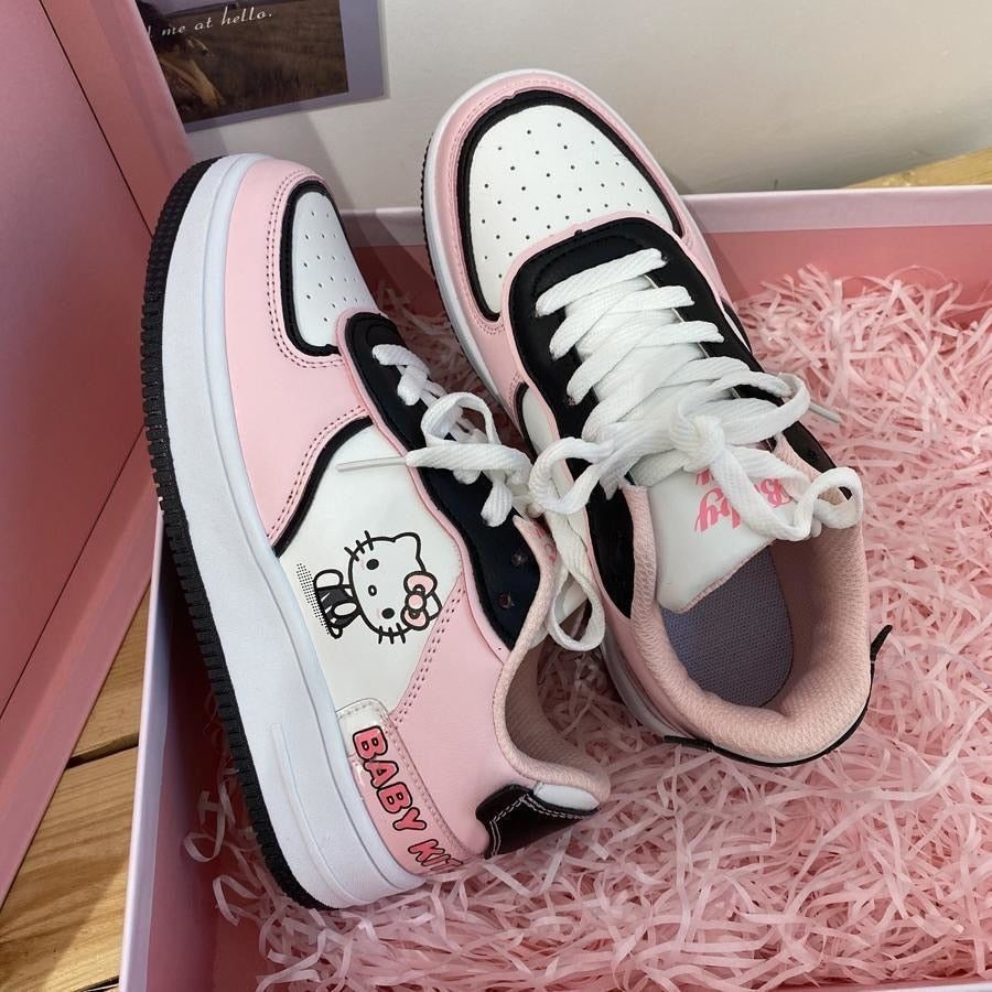 Pink 'Baby Kitty' Sneakers