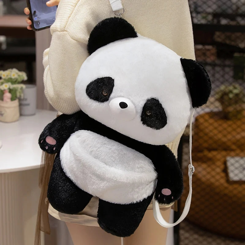 Plush Panda Backpack