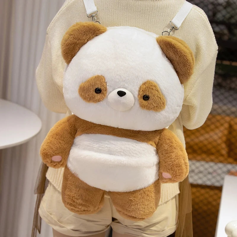 Plush Panda Backpack