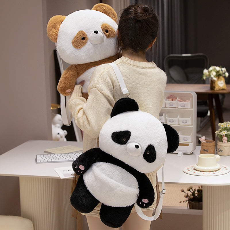 Plush Panda Backpack