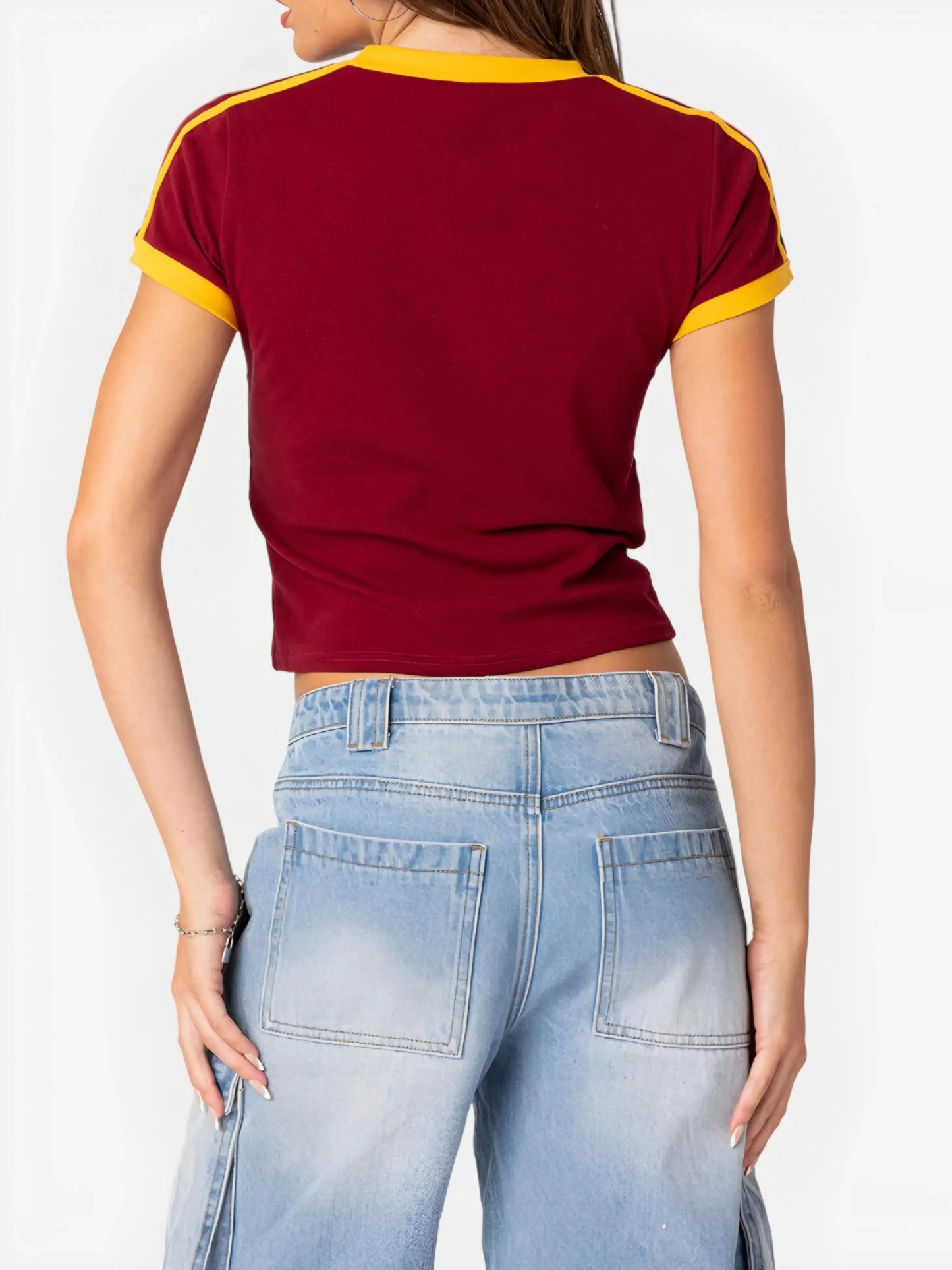 Portugal Jersey Crop Top