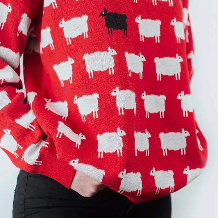 Princess Diana Black Sheep Sweater