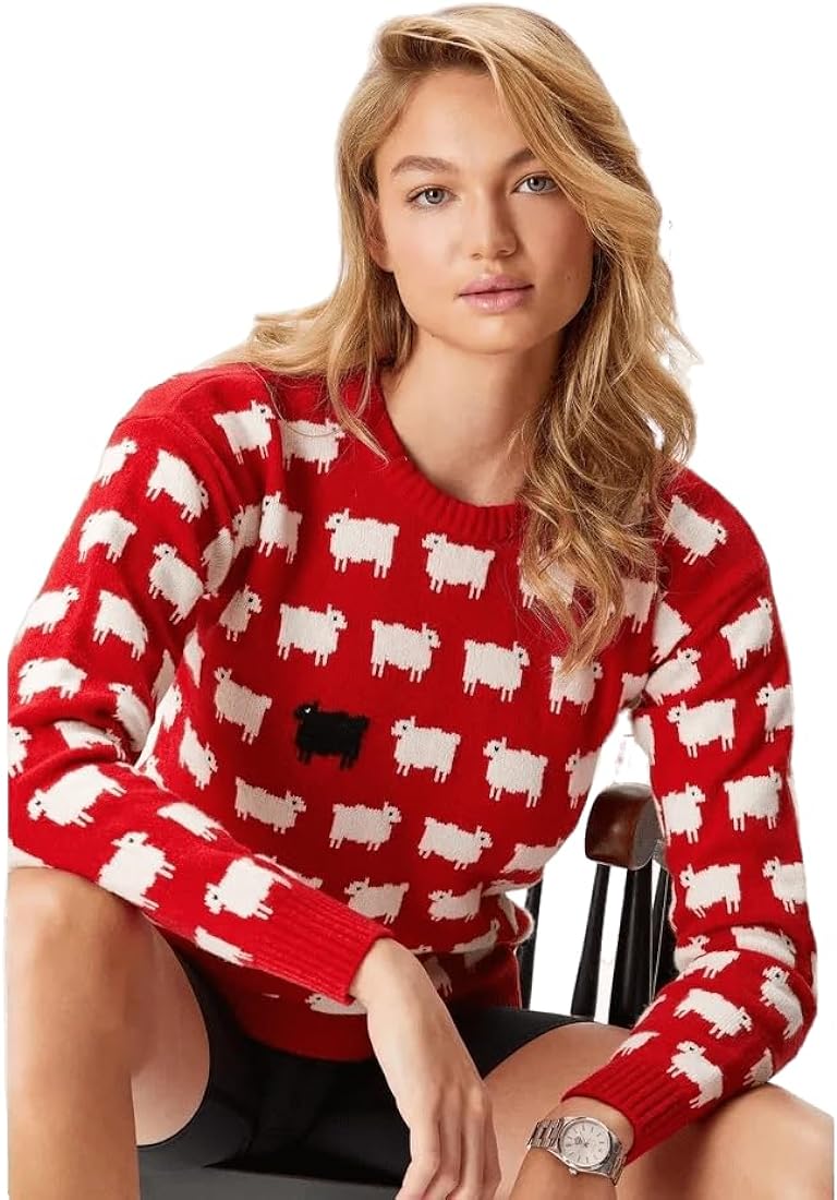 Princess Diana Black Sheep Sweater