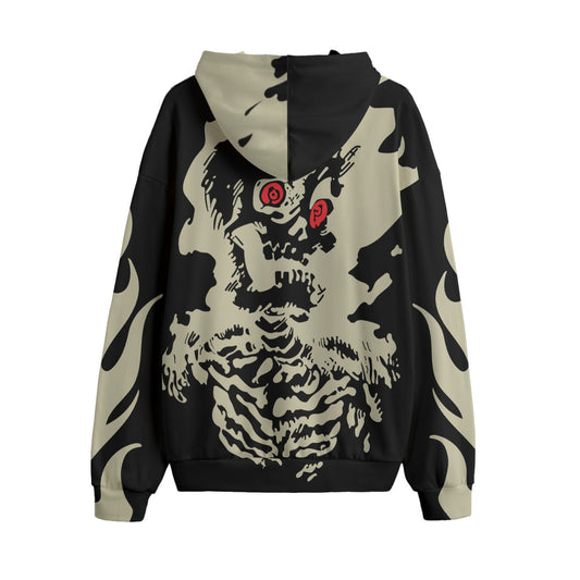 Red Eyed Skull Skeleton Hoodie