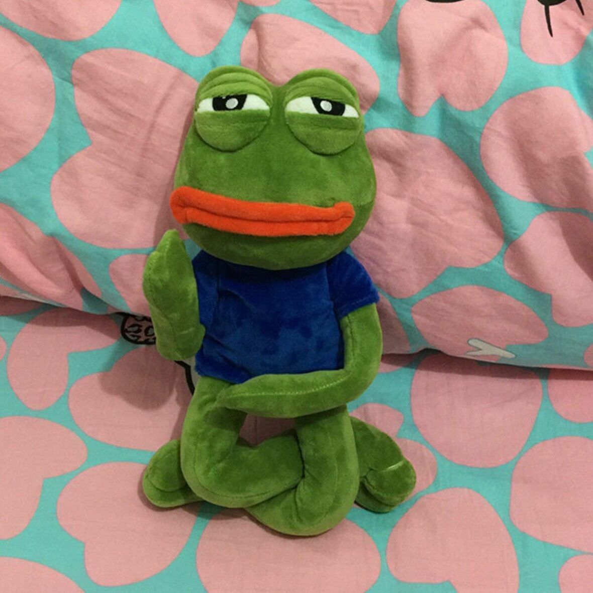 Sad Pepe Frog Plush