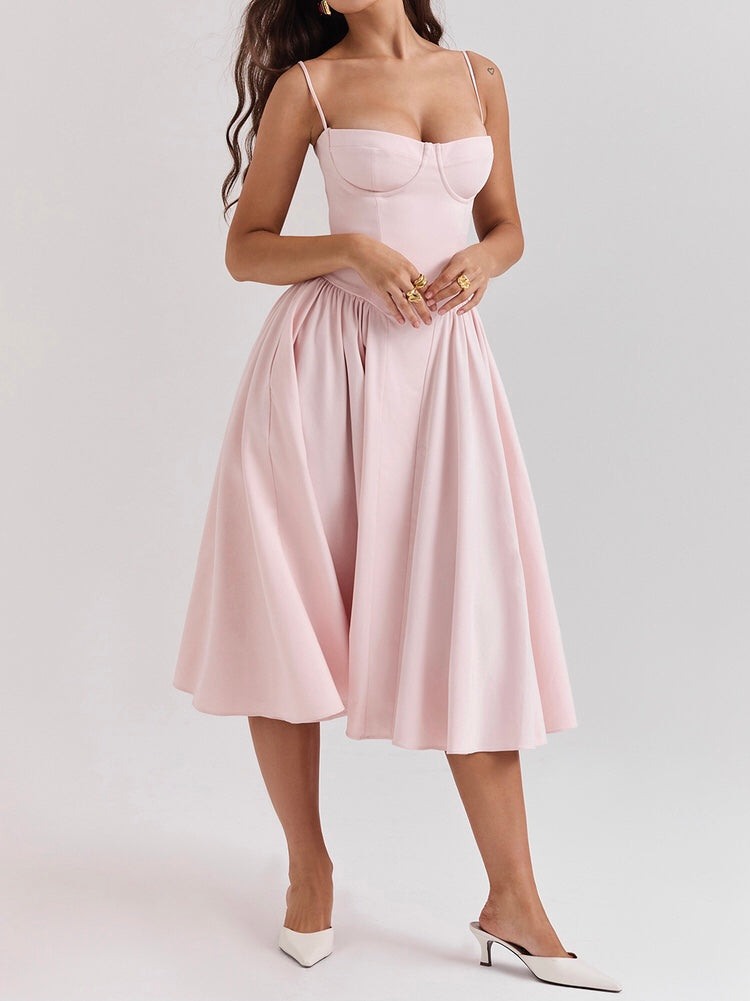 Samaria Corset Midi Sundress