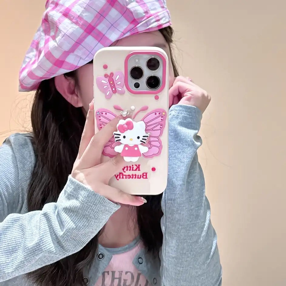 'Hello Kitty Butterfly' iPhone Case