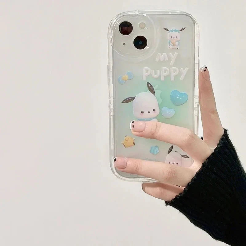 Sanrio Clear iPhone Case & Charm Strap