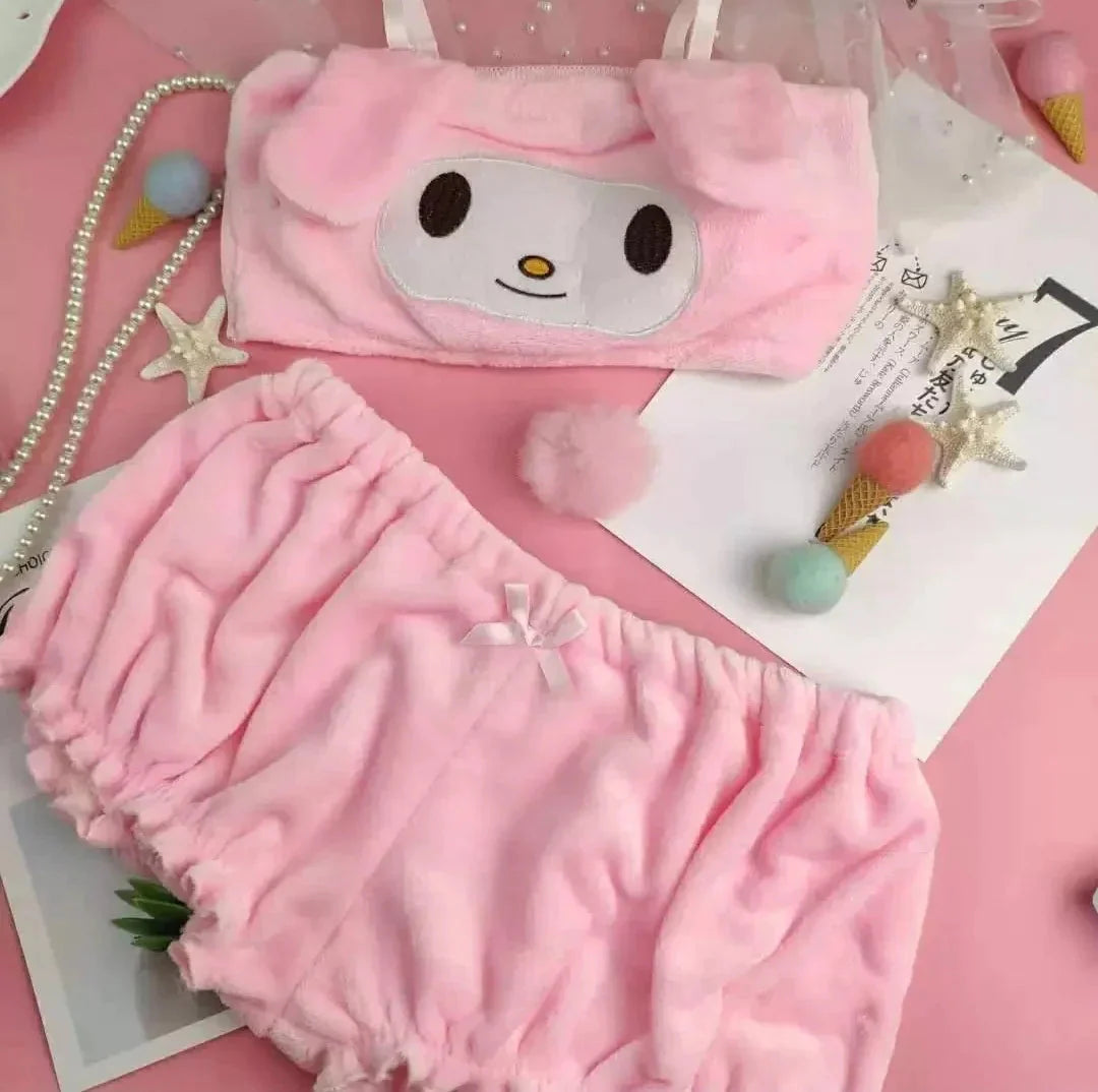 Sanrio Ears Lingerie Pajamas Set