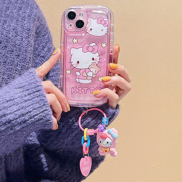 Sanrio Honor Phone Case With Keychain