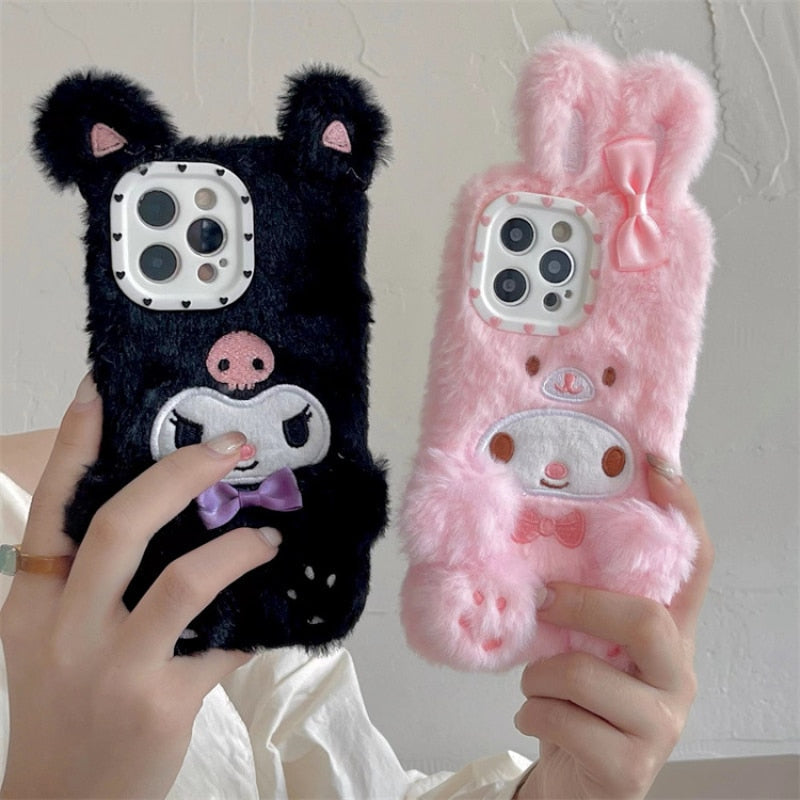 Sanrio Kawaii Fluffy iPhone Case