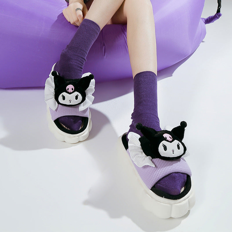 Sanrio Linen Thick Slippers