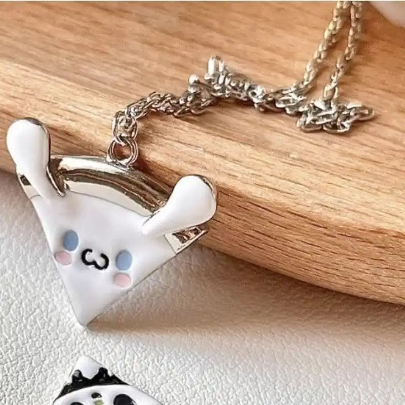 Sanrio Pizza Magnetic Friendship Necklace Set